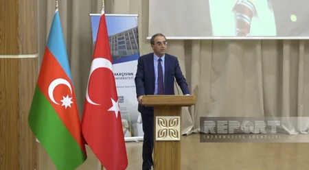 Naxçıvan Universitetində Nobel mükafatçısı Əziz Səncərlə onlayn görüş keçirilib