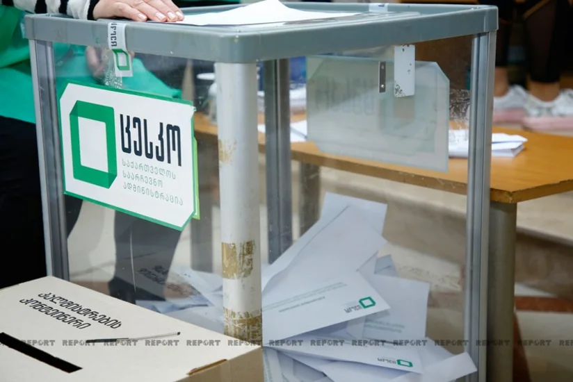 Завершилось голосование на выборах в местные органы власти Грузии