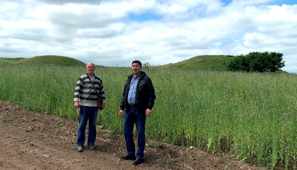 Construction of Victory Road reveals over 40 archeological monuments