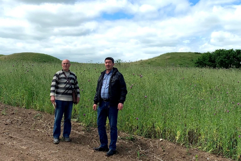 Construction of Victory Road reveals over 40 archeological monuments