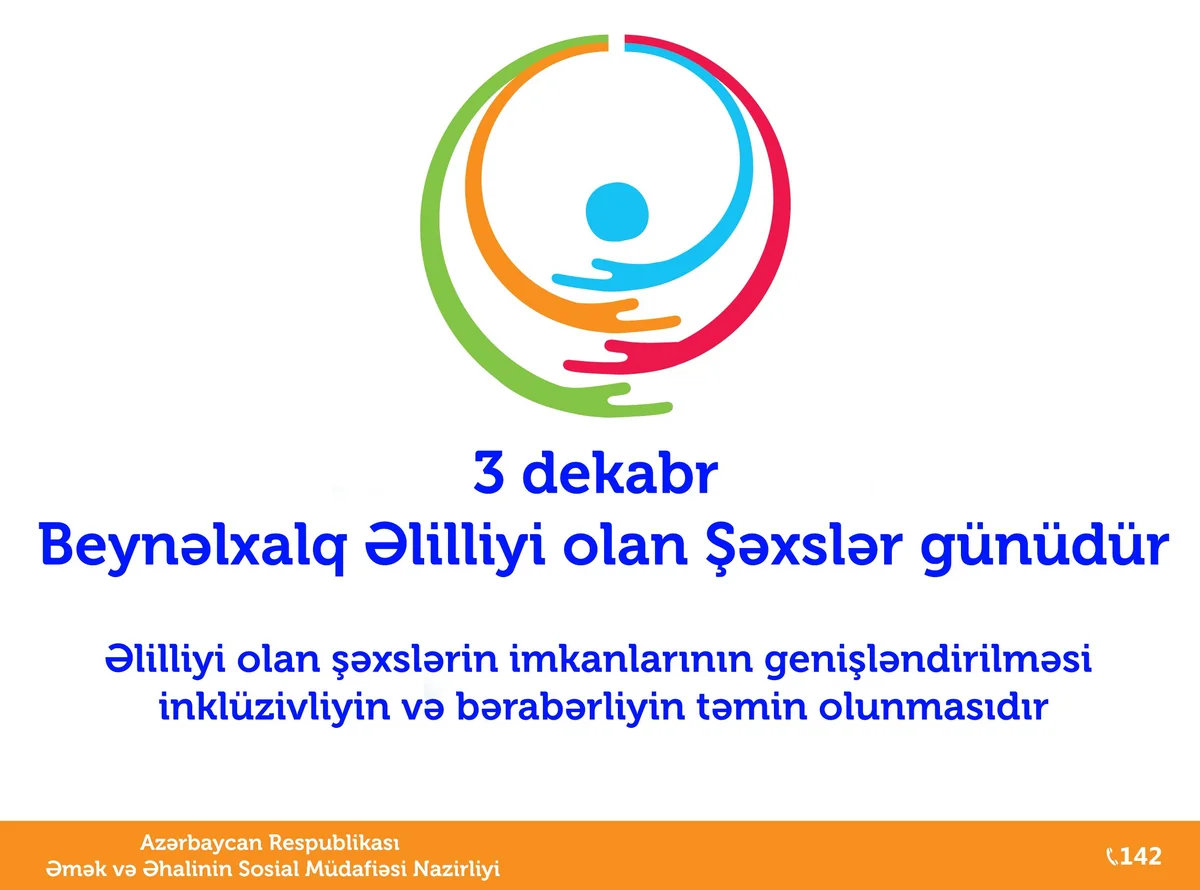 Azərbaycanda əlilliyi olan şəxslərin sayı açıqlanıb