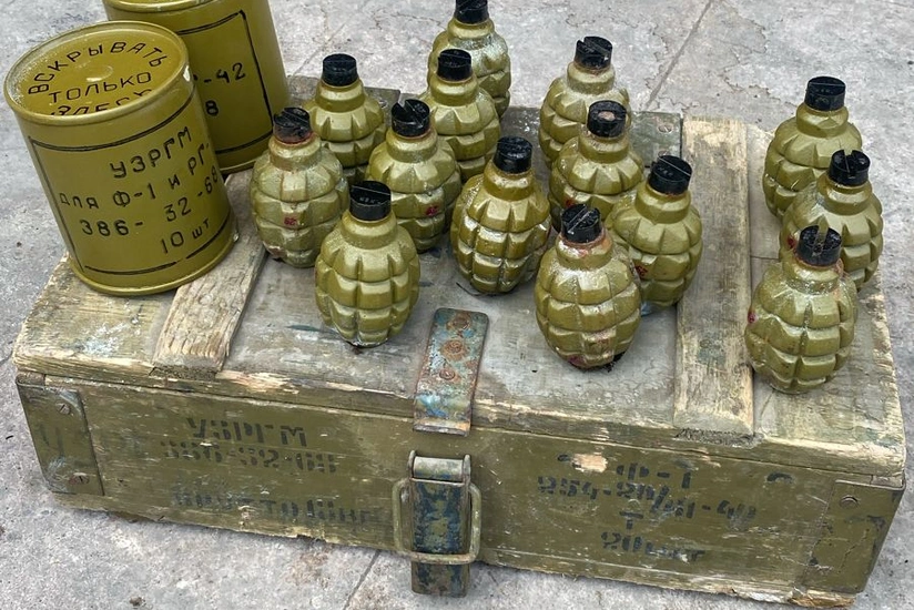 Hand grenades found in Kalbajar