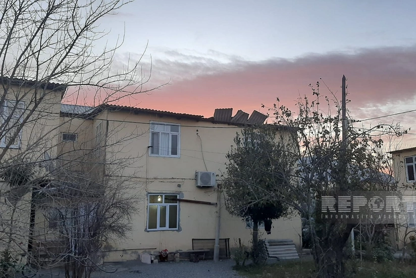 Tərtərdə güclü külək bir sıra fəsadlar törədib