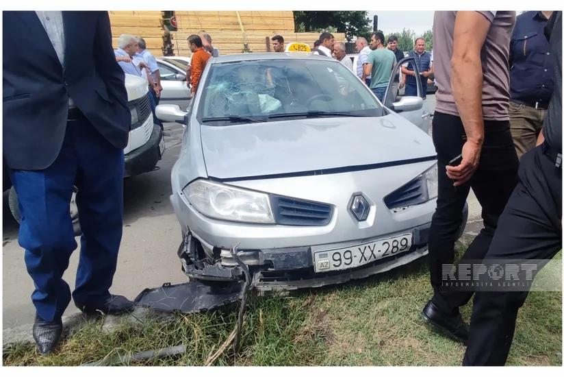 Bərdədə xəstəxanadan çıxan iki piyadanı avtomobil vurub