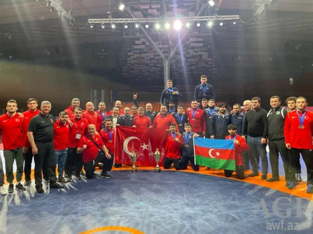 Сборная Азербайджана по вольной борьбе стала чемпионом Европы (ФОТО)