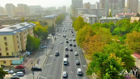 Bakının Azadlıq prospektinin bir hissəsi təmir edilib
