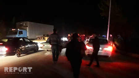 Bərdədə mikroavtobusla minik avtomobili toqquşub, yaralılar var - FOTO
