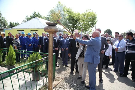 ​Masallı rayonunun Kolatan kəndinə təbii qaz verilib