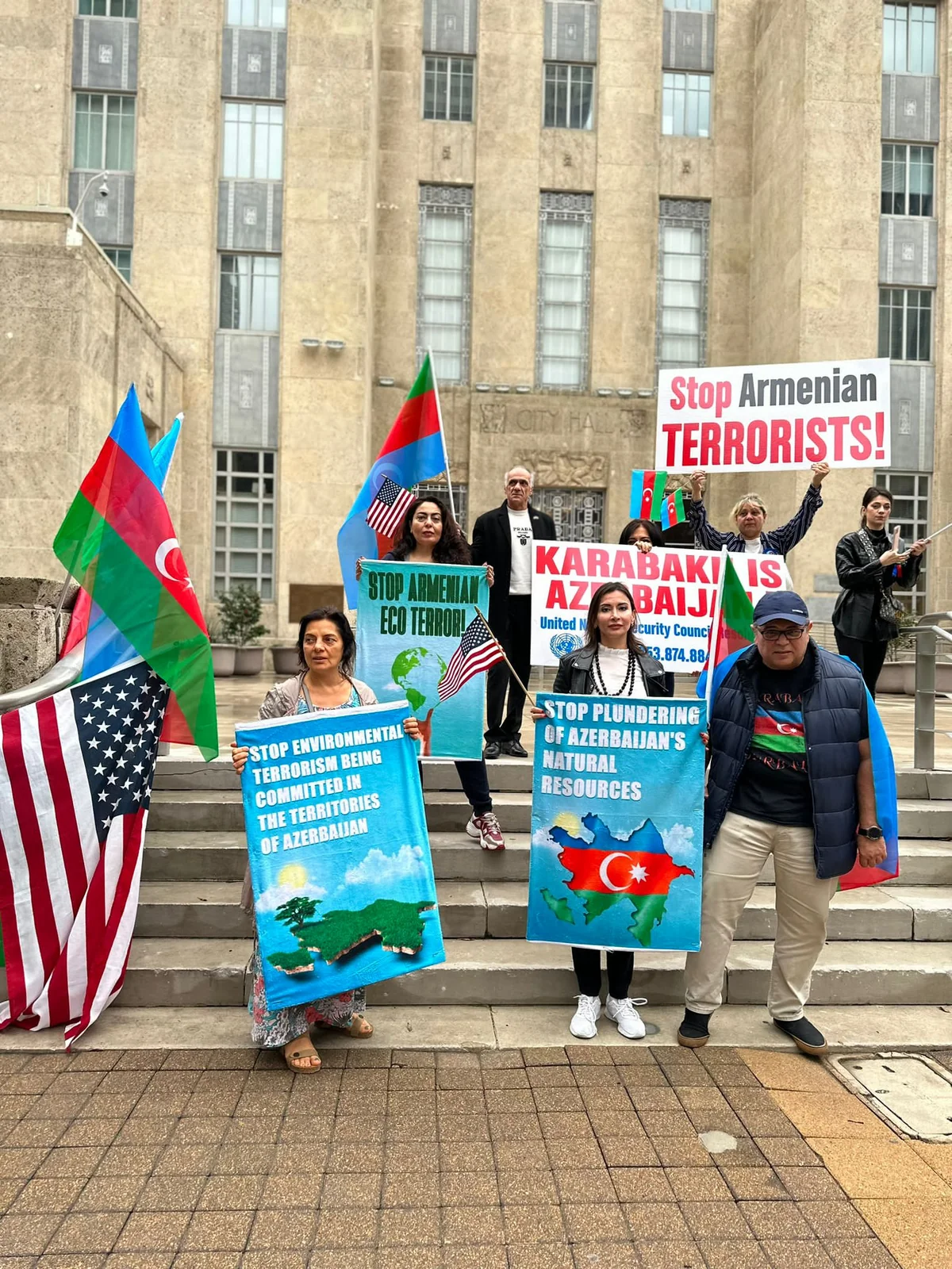 Protest against Armenian eco-terrorism held in US