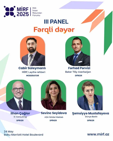Milli İnsan Resursları Forumunun spikerləri bəlli oldu!