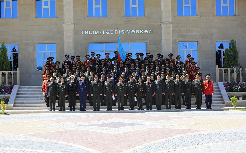 Azərbaycan Ordusunun Naxçıvandakı zabit heyətinin təkmilləşdirilməsi kursu başa çatıb - VİDEO