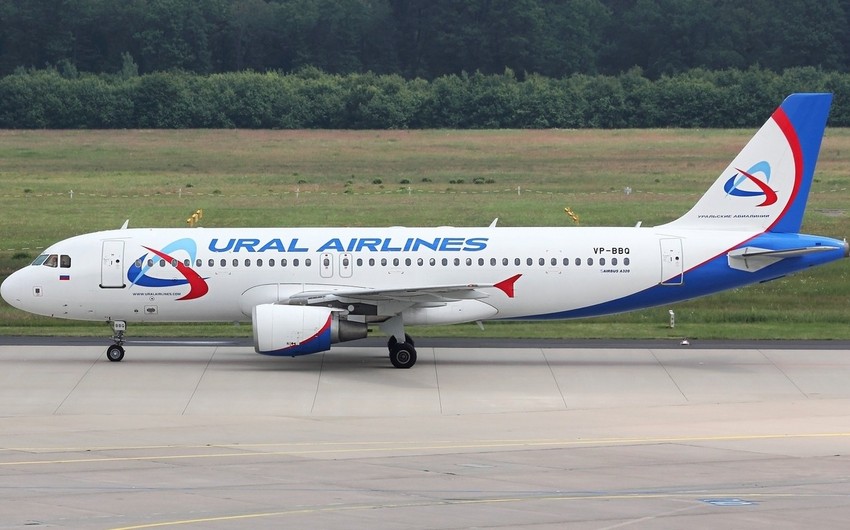 Ural Airlines place makes forced landing in Baku