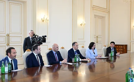 Azərbaycan Prezidenti İsrail İqtisadi Forumunun həmtəsisçisini qəbul edib - YENİLƏNİB