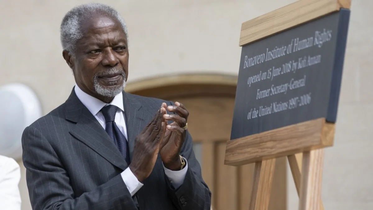 Kofi Annan, former UN chief dies
