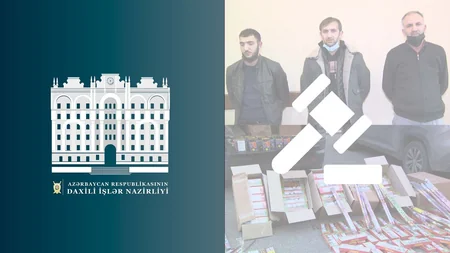 Polis “Sədərək”də əməliyyat keçirib, 200 min manata yaxın pirotexniki vasitələr götürülüb