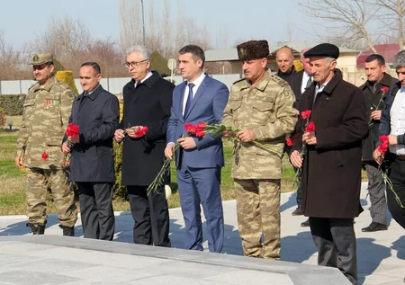 Yeni Xocavənd qəsəbəsində şəhidlərin xatirəsi yad edildi