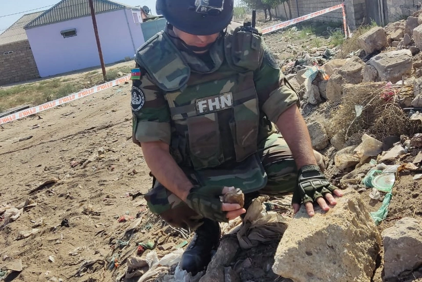 Bakıda qumbara tapılıb