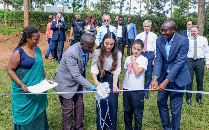 Heydar Aliyev Foundation supports access to water for Rwandan school