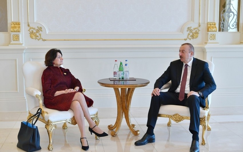 Prezident İlham Əliyev BMT Baş katibinin müavinini qəbul edib - YENİLƏNİB