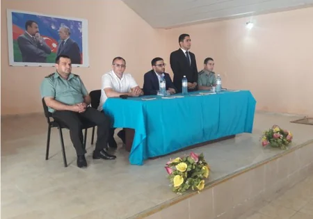 Hacı Şahin Həsənli məhbuslarla görüşüb