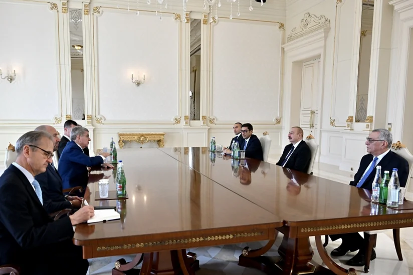 Prezident İlham Əliyev Beynəlxalq Olimpiya Komitəsinin Prezidentini qəbul edib - YENİLƏNİB