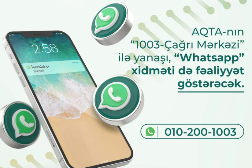 AQTA-nın “WhatsApp” xidməti fəaliyyətə başlayıb