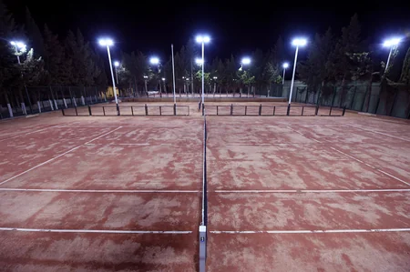 Bakıda yeni tennis kortunun açılışı olub