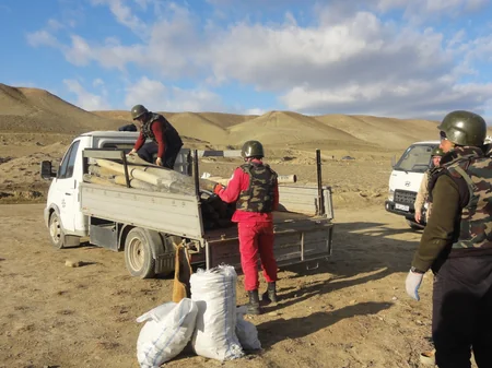 Xızıda 22 ədəd partlamamış hərbi sursat tapılıb