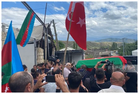 Göygöldə Birinci Qarabağ müharibəsinin şəhidi Ucar Zeynalov dəfn edilib - YENİLƏNİB