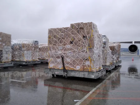 Azerbaijan sending another batch of humanitarian aid to Ukraine