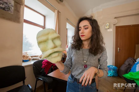 Dövlət Kukla Teatrından - REPORTAJ