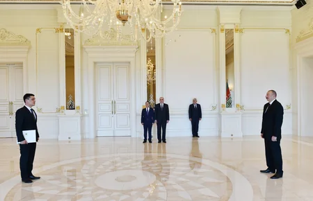 President Ilham Aliyev receives credentials of new Turkmen ambassador