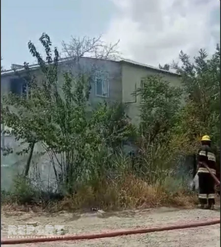 Abşeronda yanğının yaşayış binasına keçməsinin qarşısı alınıb