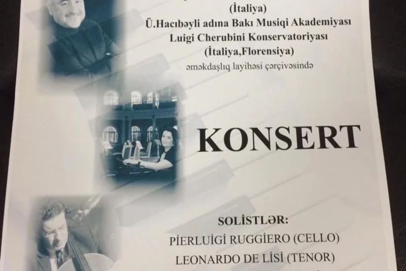 Bakıda klassik italyan-azərbaycan musiqisi konserti keçiriləcək