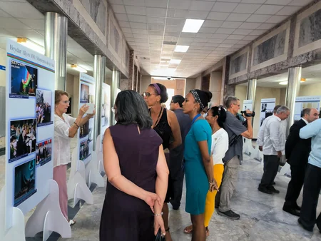Kubada “Heydər Əliyev 100: Ömürdən Anlar” adlı foto-sərgi keçirilib
