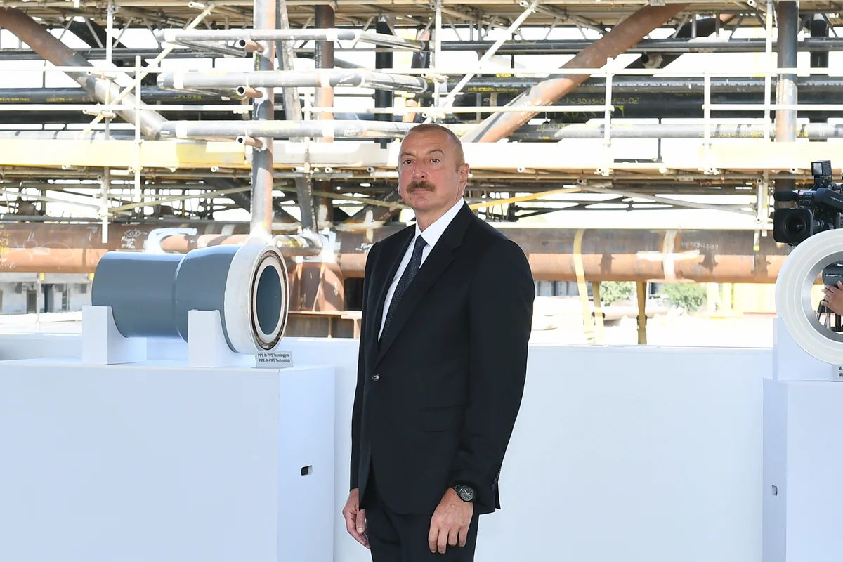President attends groundbreaking ceremony of Absheron offshore operations