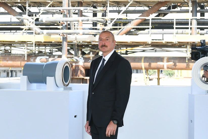 President attends groundbreaking ceremony of Absheron offshore operations