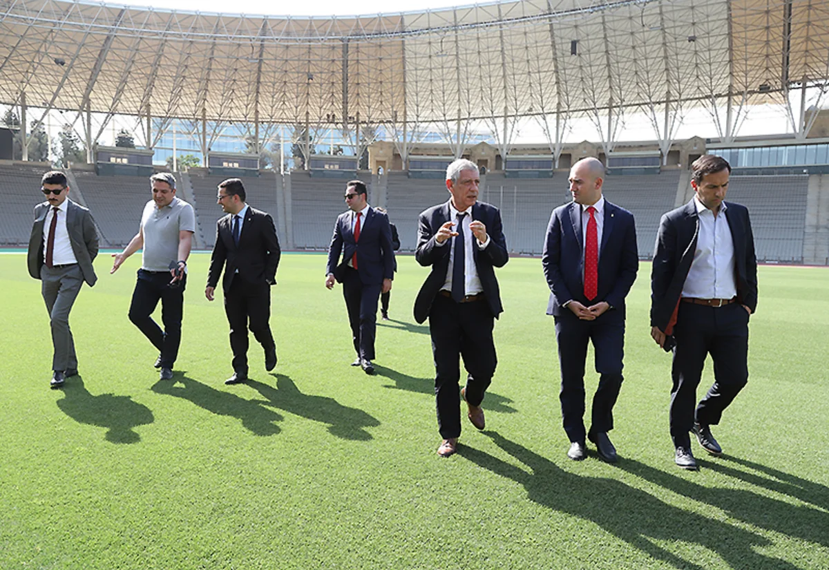 Fernandu Santuş Bakıda idman obyektləri ilə tanış olub