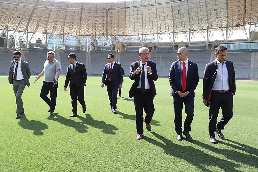 Fernandu Santuş Bakıda idman obyektləri ilə tanış olub