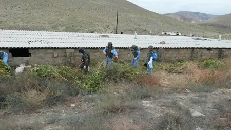 Xızıda 135 ədəd partlamamış hərbi sursat aşkar edilib