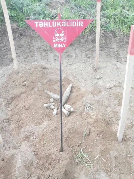 Cocuq Mərcanlıda tank əleyhinə mina və idarə olunmayan raket aşkarlanıb