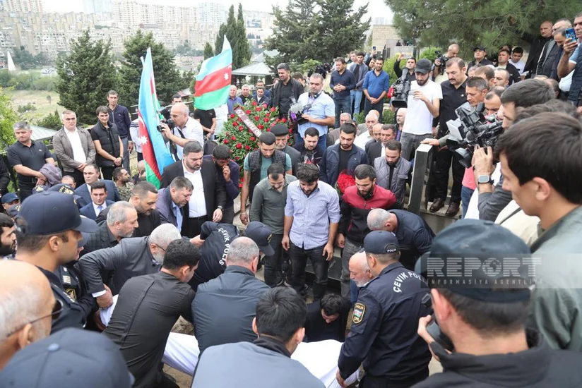 Erməni terroru nəticəsində həlak olan polis serjantı dəfn olunub - YENİLƏNİB-2