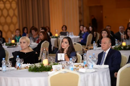Leyla Əliyeva Qəbələdə keçirilən “Poeziya günü”ndə öz şeirlərini səsləndirib