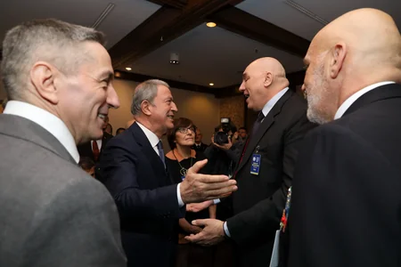 Hulusi Akar meets with NATO Secretary General