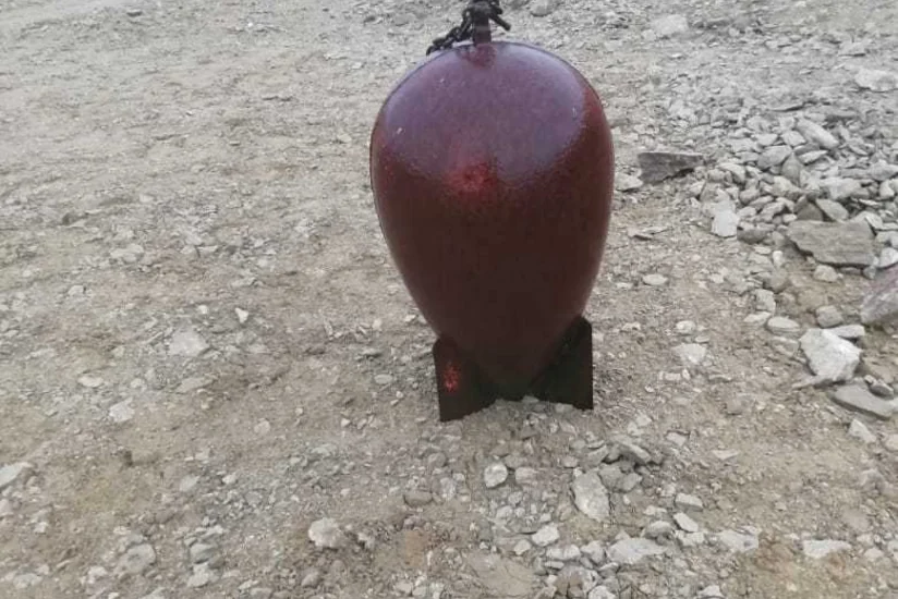 Bakıda dəniz sahilində üzən istiqamətverici nişan tapılıb