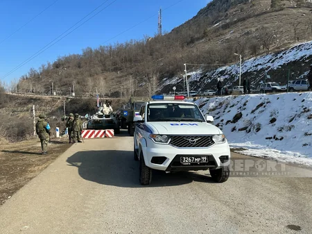 Сегодня по дороге Ханкенди-Лачын беспрепятственно проехали 32 автомобиля РМК