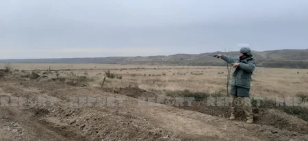 Suqovuşana çəkilən yeni yol minalardan təmizlənir