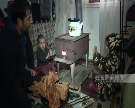 Ağdaşın Qaradeyin kəndinin yanacaq problemi: qaz yoxdur, odun tapmaq asan deyil