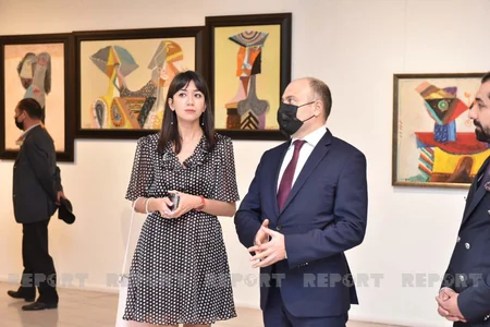 Cəlil Hüseynovun 65 illiyinə həsr olunan sərgi keçirilib