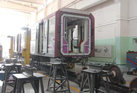 Bakı metrosu daha bir yeni nəsil qatarında ilk irihəcmli təmir aparır